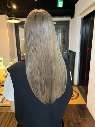 ロング カラー ✨韓国/外国人風✨ 江原巧のヘアスタイル