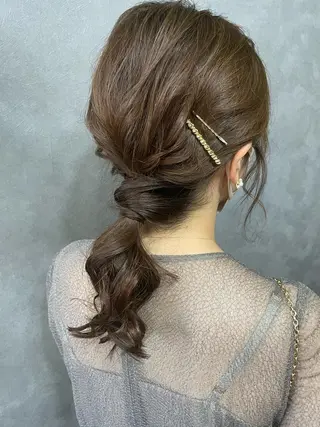 ミディアム ヘアアレンジ サダハルカ |chouetteのヘアスタイル