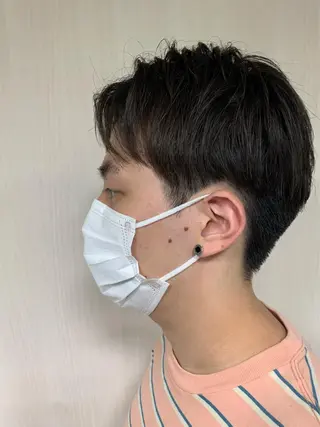 ショート メンズ ウスイマイコ カット/ケアカラーのヘアスタイル