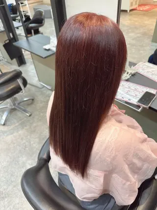 ロング カラー ✂️無料カットモデル ✂️佐々木悠月のヘアスタイル