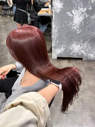 ロング カラー ハイトーン 横浜💞ミオのヘアスタイル