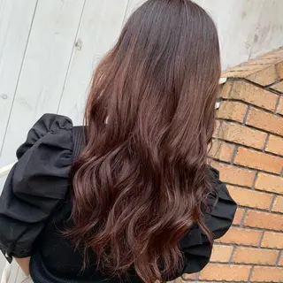 セミロング 韓国ヘア×ハイトーン AYA💫のヘアスタイル