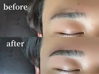 メンズ アイブロウ mimi.🎀 kira🎀谷四のマツエク・マツパデザイン