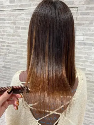 セミロング ✨圧倒的ツヤ髪✨ 小野あすかのヘアスタイル