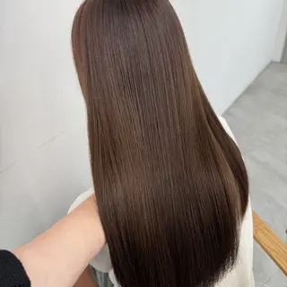 ロング カラー ヘアアレンジ ブリーチなしカラー /ベージュ/安形翔のヘアスタイル