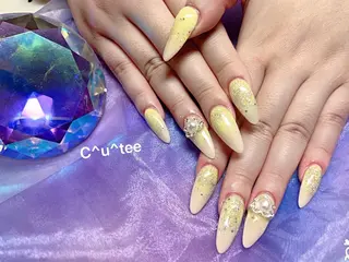 ロング 🎀CUTEE 🎀レイのネイルデザイン