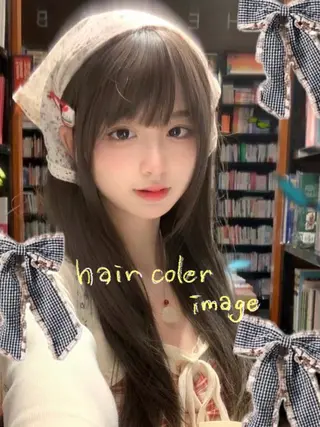 カラー 韓国透明感color 🤍sawako🏹のヘアスタイル