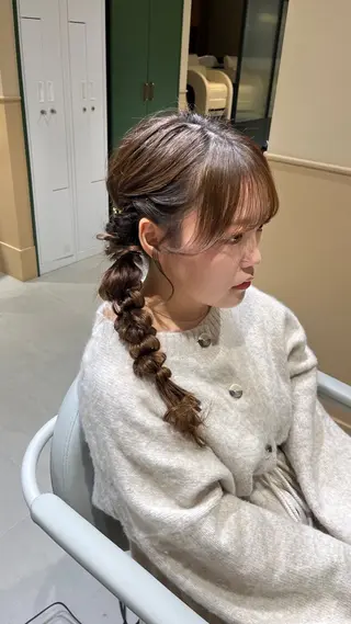 ロング ヘアアレンジ 🫧tomoka 透明感カラー🫧のヘアスタイル