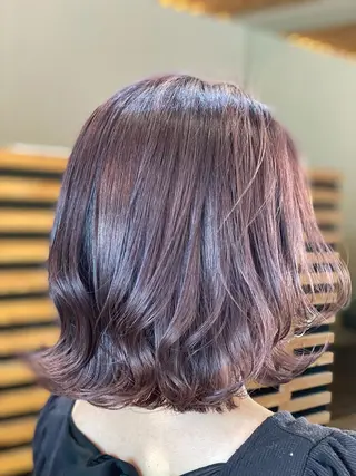 セミロング カラー 関口 友行のヘアスタイル