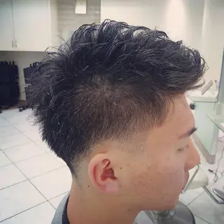 ショート パーマ メンズ 🐺一ノ瀬 凌 / デザインウルフ🐺のヘアスタイル