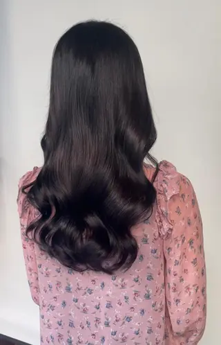 ロング カラー チヒョ🦋 韓国hair🇰🇷のヘアスタイル