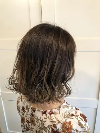 ミディアム カラー ✂️Fan.ray 店長✂️木谷宏夢のヘアスタイル
