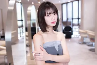 ショート 新宿/透明感カラー くびれヘア/SAYAのヘアスタイル