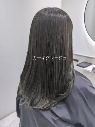 ロング カラー 艶髪韓国ヘア🇰🇷 韓国風メンズカット のヘアスタイル