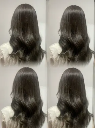 ロング 🖤Keina🖤 大人上品カラー.*˚のヘアスタイル