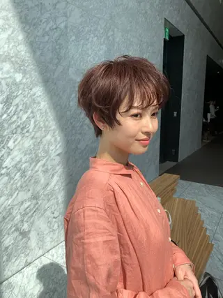 ショート of hair所属・丸みショート 廣瀬隆志のヘアスタイル