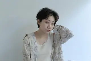 ショート カラー 井本 早紀のヘアスタイル