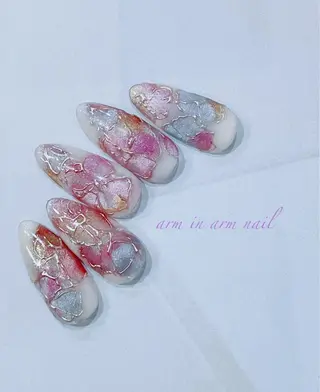 ネイル arm in arm ︎✿Yamamotoのマツエク・マツパデザイン