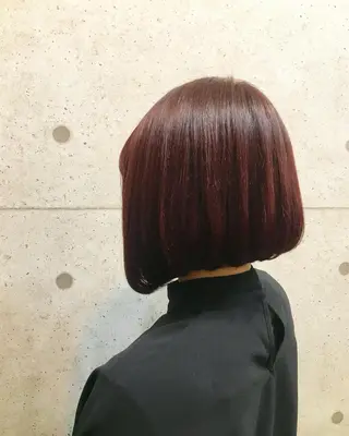 ショート ヘアセット☆ 髪質改善カラー☆まいのヘアスタイル