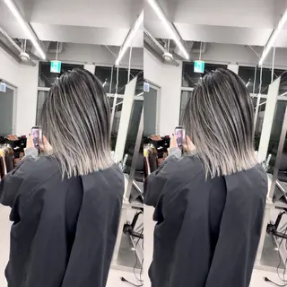 カラー シールエクステ/ ダブルカラー/茉央のヘアスタイル