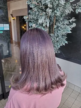 ミディアム カラー Dr's Salon LAB所属・小島　崇義 ブリーチお任せ下さいのヘアスタイル