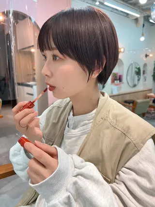 ショート カラー カット特化柏駅 徒歩3分LOUのヘアスタイル