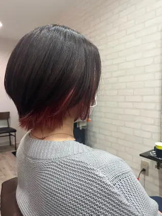ショート カラー 藤田 陽斗のヘアスタイル
