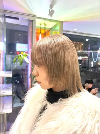 ショート カラー シャドウパーマ/ ルーズパーマ/メンズのヘアスタイル