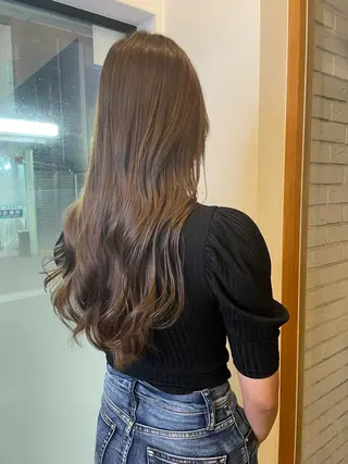 ロング カラー ヘアアレンジ 🎗秋山勇 /三宮指名No.1のヘアスタイル