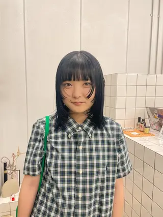 ミディアム カラー 関 京磨のヘアスタイル