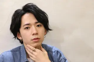 ミディアム メンズ 川端 智治のヘアスタイル