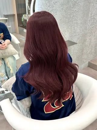 ミディアム ブリーチなしW🎀 髪質改善／はのんのヘアスタイル