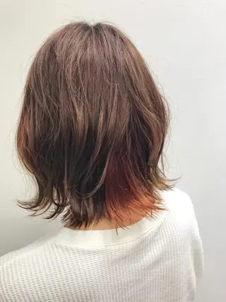 ミディアム カラー 池田 雄太 ✨美髪縮毛矯正✨のヘアスタイル