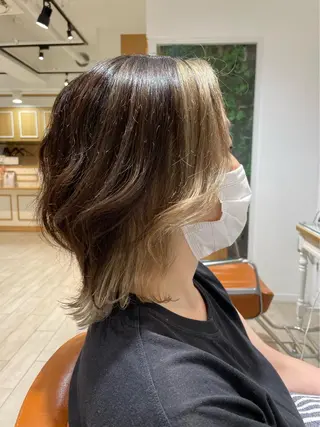 ミディアム 🐝メンズハイライト …Rioのヘアスタイル