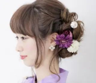 萱場 利恵のヘアスタイル