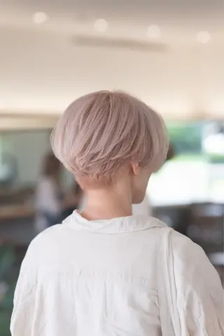 ショート カラー 石渡洋平 /透明感カラー🫧のヘアスタイル