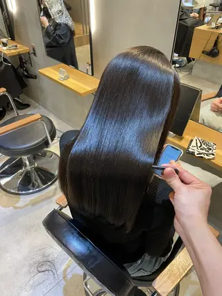 セミロング 💍美髪矯正💍 山田 涼也のヘアスタイル