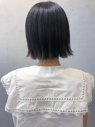 ショート カラー 長井 美佳のヘアスタイル
