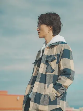 ショート メンズ 柳下 涼のヘアスタイル