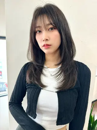 ロング カラー 似合わせレイヤー 🇰🇷荒木洋文のヘアスタイル