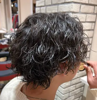 ショート パーマ メンズ ✂️ゲンキ メンズパーマ✂️のヘアスタイル