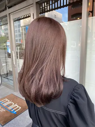 セミロング カラー 日比 貴大/ minim hairのヘアスタイル