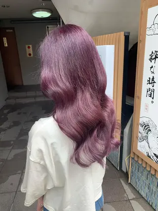 ロング 🤎艶感ベージュ/ ミルクティー🤎のヘアスタイル