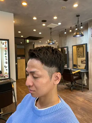 ショート メンズ 居原 凜太郎のヘアスタイル