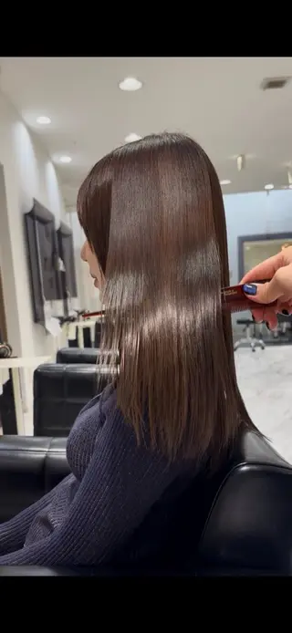 ロング 小松 愛実🤎のヘアスタイル