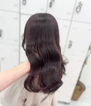 ロング カラー パーマ ヘアアレンジ メンズ キッズ ♥️韓国ヘア レイヤー♥️ゆりのヘアスタイル