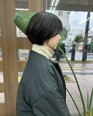 ショート ダブルカラー/韓国 ヘア/さわのあかねのヘアスタイル