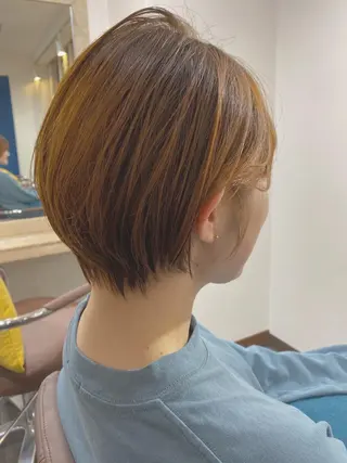 ショート カラー 🌈ショート/レイヤ ーカット/中村崇宏のヘアスタイル