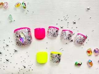 ネイル ネイルPetit Ribbonのネイルデザイン