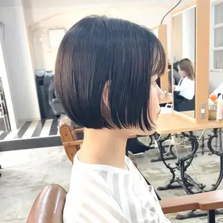 ショート ショートヘア、ボブ こやさん　コヤマのヘアスタイル